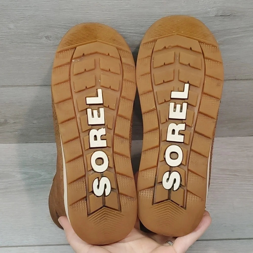 Sorel Big Kids Girls Whitney Juniors Joan Outdoor Leather Ankle Boots shoes 4